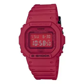 Часы CASIO G-Shock Square 'Red', розовый