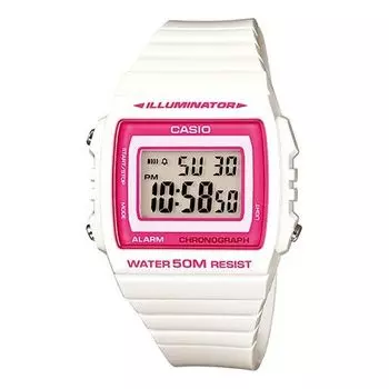 Часы CASIO G Shock Square Sports Quartz /Pink White Digital, белый
