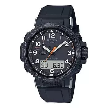 Часы CASIO G Shock Waterproof Sports Solar Powered WO Quartz Shockproof Unisex Mens Black Analog/Digital Combo, черный
