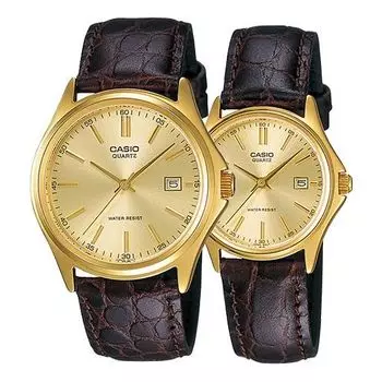 Часы CASIO General DRESS Japan / South Korea Fashion Couple Gold Analog, желтый