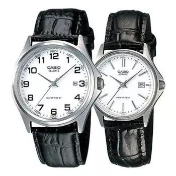 Часы CASIO General DRESS Japan / South Korea Fashion Couple White Dial White Analog, белый