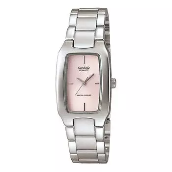 Часы CASIO Golden Quartzes Waterproof Pink Analog, розовый