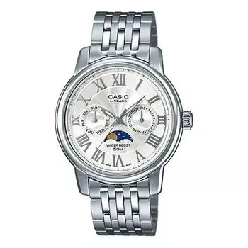 Часы Casio Lineage Analog Watch 'Silver Metallic', серебряный