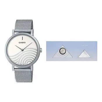 Часы Casio Lineage Analog Watch 'Silver White', кремовый