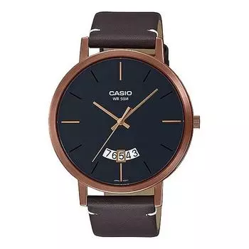 Часы CASIO Male DRESS Japan / South Korea Fashion Waterproof Mens Black Analog, черный