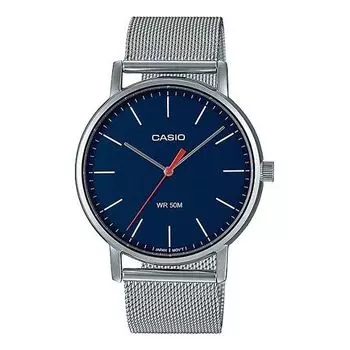 Часы CASIO Male DRESS Japan / South Korea Fashion Waterproof Sports Blue Analog, синий