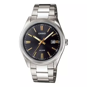 Часы CASIO Male DRESS Japan / South Korea Fashion Quartz Waterproof Analog Mens, черный