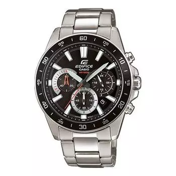 Часы CASIO Male EDIFICE Japan / South Korea Fashion Mens Black Analog, черный