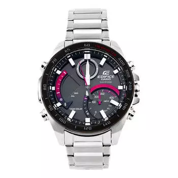 Часы CASIO Male EDIFICE Japan / South Korea Fashion Silver Analog/Digital Combo, цвет silver