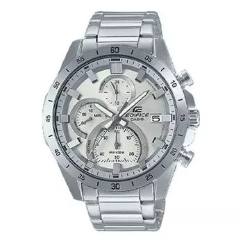 Часы CASIO Male EDIFICE Japan / South Korea Fashion Mens Silver Analog, цвет silver
