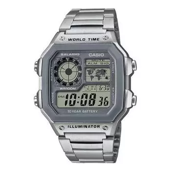 Часы CASIO Male YOUTH Japan / South Korea Fashion Waterproof Mens Silver Digital, цвет silver