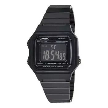 Часы CASIO Men's Vintage Electronic Waterproof Sports Mens Black Digital, черный