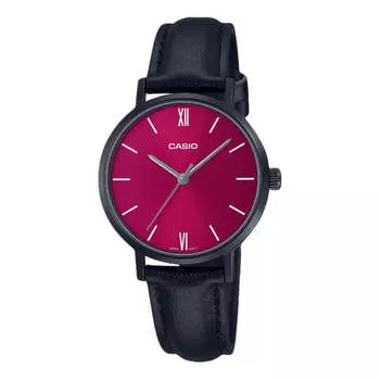 Часы CASIO Minimalistic Fashion Neon Pink Dial Watch Analog, розовый