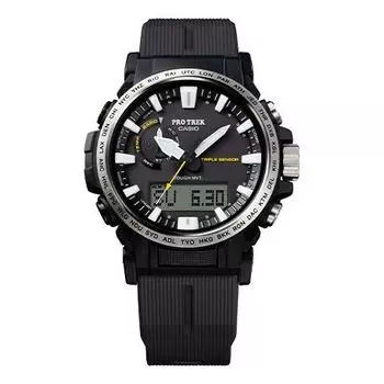 Часы Casio Pro Trek Classic Outdoor Analog-Digital Watch 'Black Silver', черный
