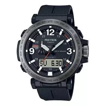 Часы Casio Pro Trek Fashion Stylish Analog Watch 'Black Metallic Rose Gold', черный