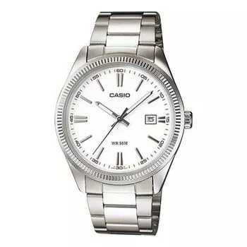Часы CASIO Quartz Limited Edition Mens Silver Analog, серебряный