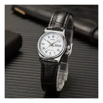 Часы CASIO Quartz Waterproof Black Analog, черный