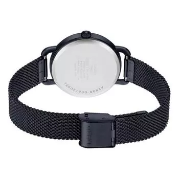 Часы CASIO Quartz Waterproof Black Analog, черный