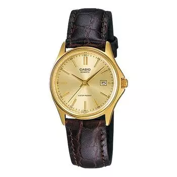 Часы CASIO Quartz Waterproof Gold Analog, желтый