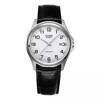 Часы CASIO Quartz Waterproof Mens Silver Analog, цвет silver
