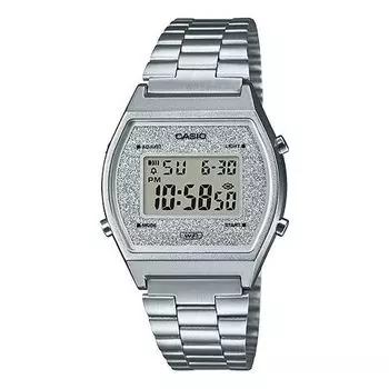 Часы CASIO Quartz Waterproof Mens Silver Digital, цвет silver