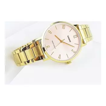 Часы CASIO Quartz Waterproof Pink Watch Dial Pink Analog, розовый