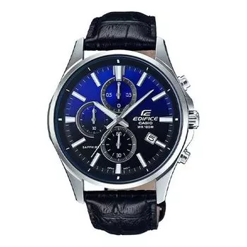 Часы CASIO Quartz Waterproof Sapphire Crystal EDIFICE Mens Blue Analog, синий