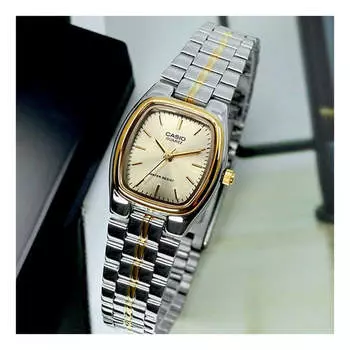 Часы CASIO Quartz Waterproof Silver Analog, цвет silver