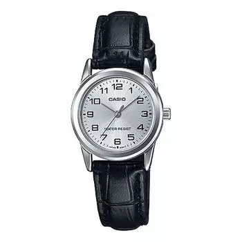 Часы CASIO Quartz Waterproof Silver Analog, цвет silver