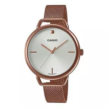 Часы CASIO Quartz Waterproof Silver Analog, цвет silver