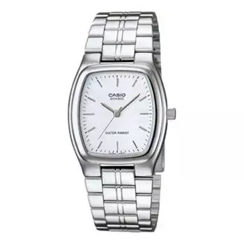 Часы CASIO Quartz Waterproof Silver Analog, цвет silver