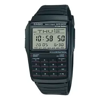Часы CASIO Quartz Waterproof Sports Mens Black Digital, черный