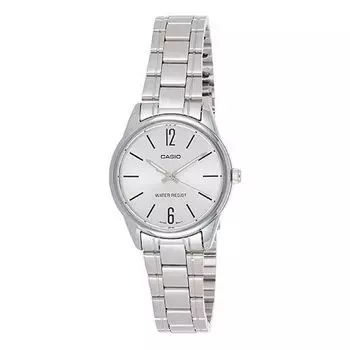 Часы CASIO Quartz Waterproof White Analog, белый
