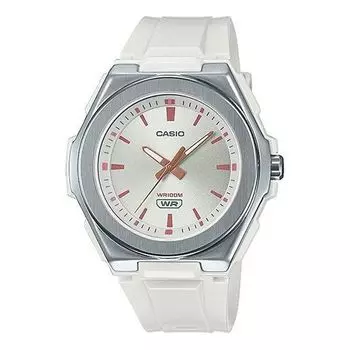Часы CASIO Quartz Waterproof White Analog, белый