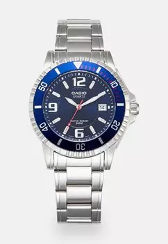 Часы Casio, серебристый/синий