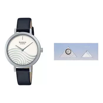 Часы Casio Sheen Analog Watch 'Black Silver', черный