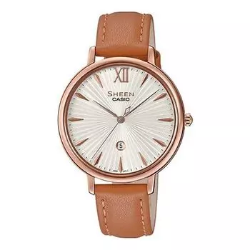 Часы Casio Sheen Analog Watch 'Brown Gold', коричневый