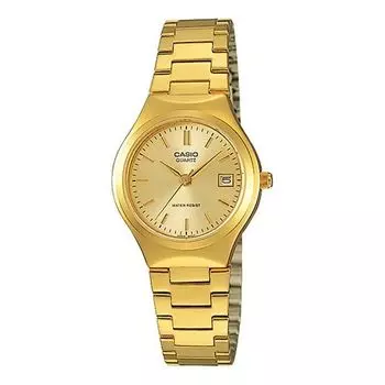 Часы CASIO Simplistic Casual Gold Analog, желтый