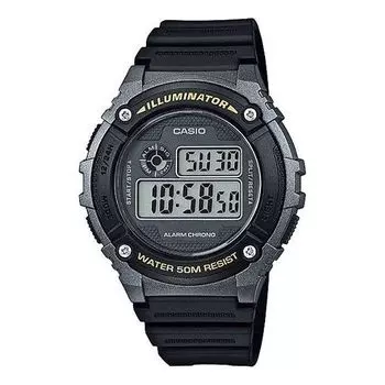 Часы CASIO Sports Men'ses Black Mens Gray Digital, серый