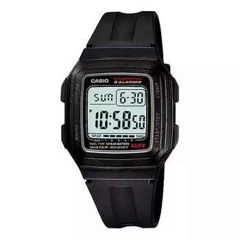Часы CASIO Sports Quartz Waterproof Unisex Mens Black Digital, черный
