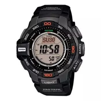 Часы CASIO Sports Solar Powered Mens Black Digital, черный