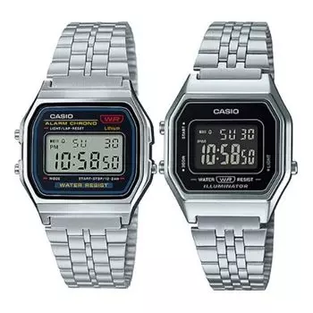 Часы Casio Standard Classic Retro Digital Watch 'Silver Black', цвет silver
