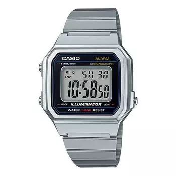 Часы CASIO STANDARD Vintage Classical Silver Mens White Digital, белый