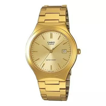 Часы CASIO STANDARDVintage Men's Quartz Waterproof Mens Gold Analog, желтый