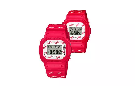 Часы CASIO унисекс G-SHOCK и BABY-G, Красный