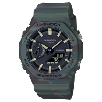 Часы CASIO унисекс, Подарочная коробка с камуфляжем.