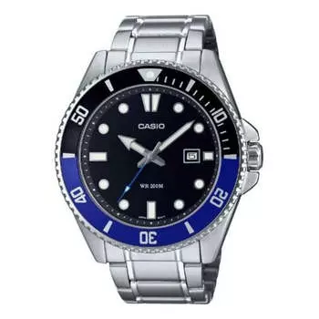 Часы CASIO V 'Silver Black', серебряный