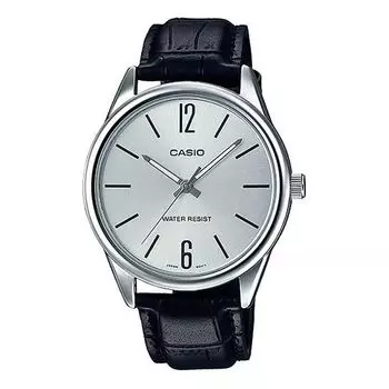 Часы CASIO Vintage Belt QuartzWatch White Men's Waterproof Mens Black Analog, черный