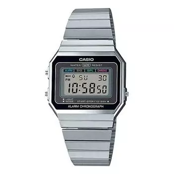 Часы Casio Vintage Digital Watch 'Silver Black', синий