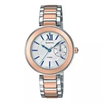 Часы CASIO Waterproof Analog SHEEN White, белый